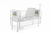 Кровать механическая MED-MOS детская DM-0124 (ABS) в комплекте с матрасом (Белый)
