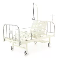 Кровать механическая MED-MOS F-8 (нержавеющая сталь) без матраса (арт.6, арт.7) (Нержавеющая сталь)